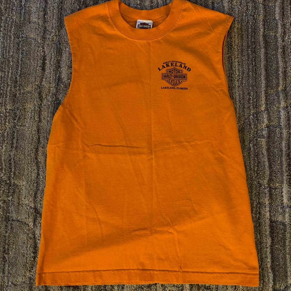 Nice Lakeland Florida Harley Davidson Cutoffs T-shirt.